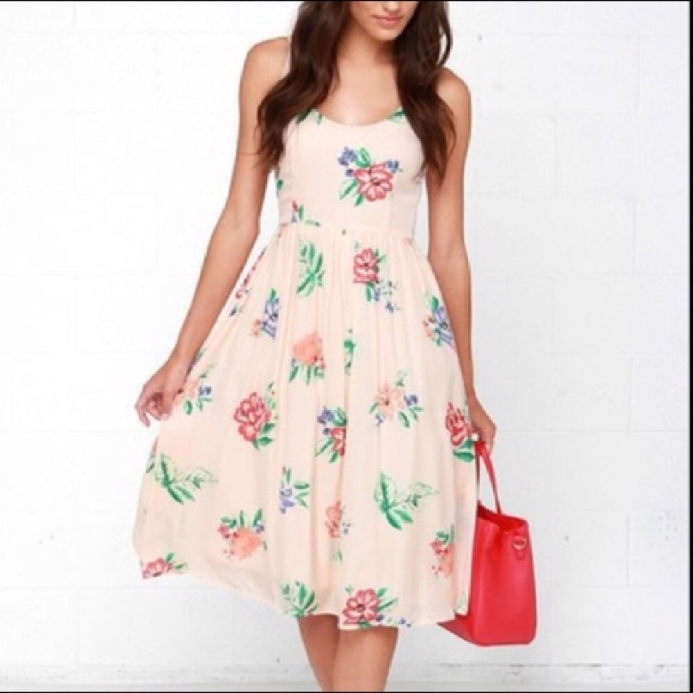Darling BB Dakota Pink Floral Dress